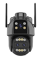 Купольная поворотная WIFI видеокамера наружная (с функцией слежения)