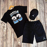 Чоловічий спортивний костюм Jordan (футболка+ шорти)