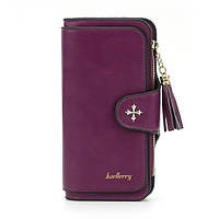 Клатч портмоне кошелек Baellerry N2341, маленький женский кошелек, компактный кошелек. Цвет: фиолетовый Adore