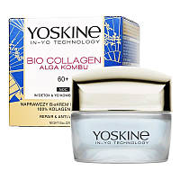 Yoskine, Bio Collagen 60+, біорепаруючий крем проти глибоких зморшок на ніч, 50 мл (6939891)
