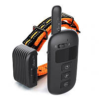 Электронный ошейник для дрессировки собак + антилай 2 в 1 Dobe DB500 оранжевый ремешок электроошейник