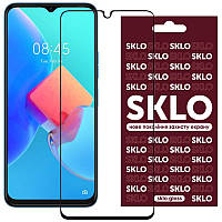 Защитное стекло SKLO 3D (full glue) для TECNO Spark 9 Pro / Spark Go 2023 / Spark 10 SND