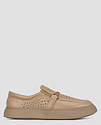 Сліпони низькі жіночі літні бежеві натуральна шкіра Україна Polin — розмір 36 (23 см) (модель: Pol2132pfKBE)