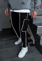 Брюки мужские спортивные брюки для мужчины Staff cargo fut black Adore Штани чоловічі спортивні штани для