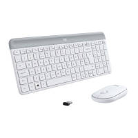 Комплект Logitech MK470 Slim Wireless UA Off-White (920-009205) p