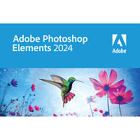 ПЗ для мультимедіа Adobe Photoshop Elements 2024 Multiple Platforms International English AOO License TLP 1 - 9,999