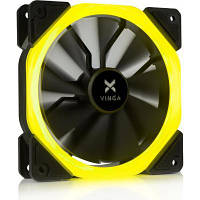 Кулер для корпуса Vinga LED fan-01 yellow l