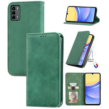 Чохол-книжка Skin Feel Leather Wallet для ZTE Blade V40 Vita / A72 4G Green