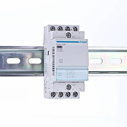 Модульний контактор 25A, 3НВ+1НЗ, 230В, Hager ESC428