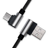 Дата кабель USB 2.0 AM to Type-C 1.0m Premium black REAL-EL EL123500032 l