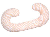 Подушка для беременных "Материнство" Salmon Zebra для кормления (7019751)