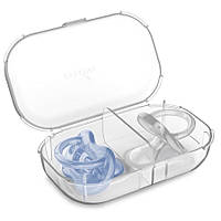 Nuvita соска ортодонтическая в коробке синяя прозрачная 2 шт. (7409559)