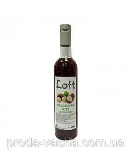 Сироп к кофе и десертам  "Loft" со вкусом "Макадамский орех" 0,7 л