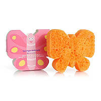 Spongelle Sponge Animals Kids губка пропитанная мылом для мытья тела для детей Бабочка (7501597)