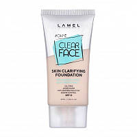 Lamel Ohmy Clear Face тональный крем для лица № 401 40 мл. (7305611)