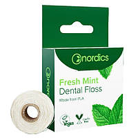 Nordics Dental Floss зубная нить на основе кукурузного крахмала свежий ментол 50 м (7479405)