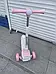 Самокат дитячий Scooter колеса зі світлом, фара на кермі, складаний із музикою, фото 3