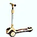 Самокат дитячий біговел Scooter колеса зі світлом, складаною, бічна підтримка, батьківська ручка, фото 3