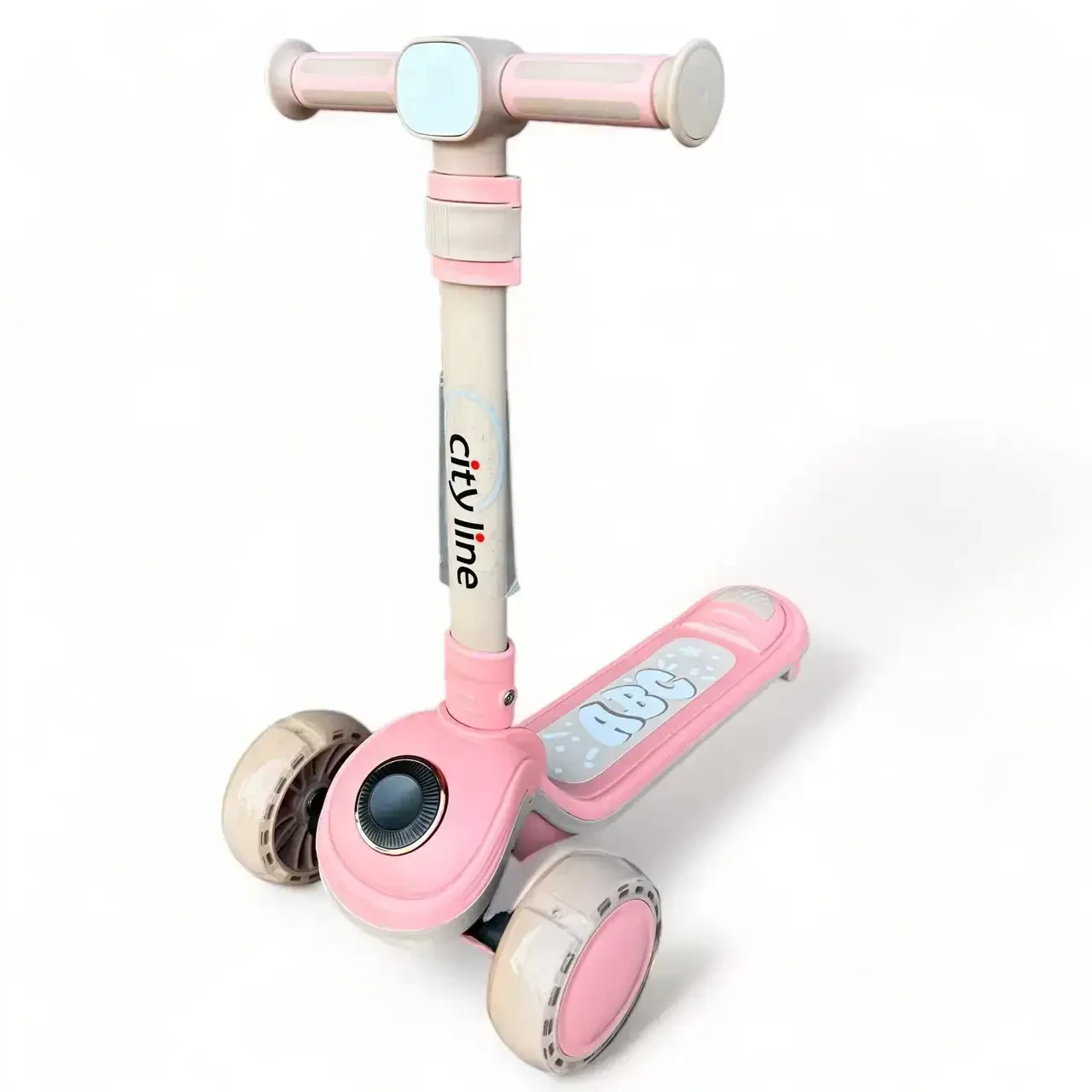 Самокат дитячий Scooter колеса зі світлом, складаний із музикою