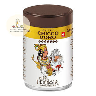 Кава мелена Chicco D'oro Indonesia, 100% Арабіка Індонезія ж/б 250 г.