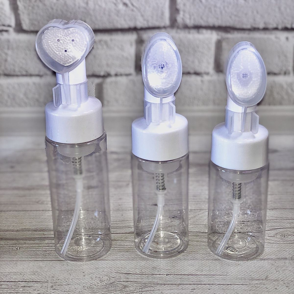 Флакон з піноутворювачем та силіконовою щіточкою 761-8 (180 мл)