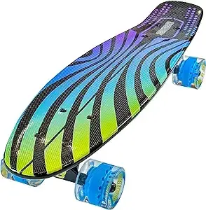Дитяча пінні Penny Board скейт дека 70 х 17 см колеса зі світлом, фото 3