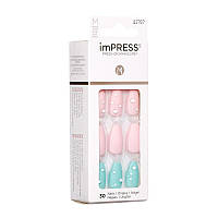 Kiss Самоклеящиеся искусственные ногти impress-kimm06 размер М 1 упаковка 30 шт. (7597574)