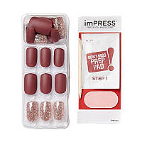 Kiss Самоклеящиеся искусственные ногти impress-kimm010 размер М 1 упаковка 30 шт. (7597597)