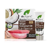 Dr.Organic Virgin Coconut Oil Lip Serum интенсивно увлажняющая сыворотка для сухих губ 10 мл (7597617)