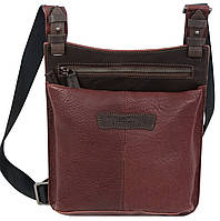Мужская кожаная сумка планшетка на плечо коричневая для мужчины Adore Чоловіча шкіряна сумка планшетка на