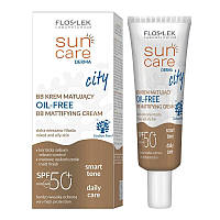 Floslek Sun Care Derma City матирующий BB-крем для лица SPF50+ для жирной и комбинированной кожи 30 мл
