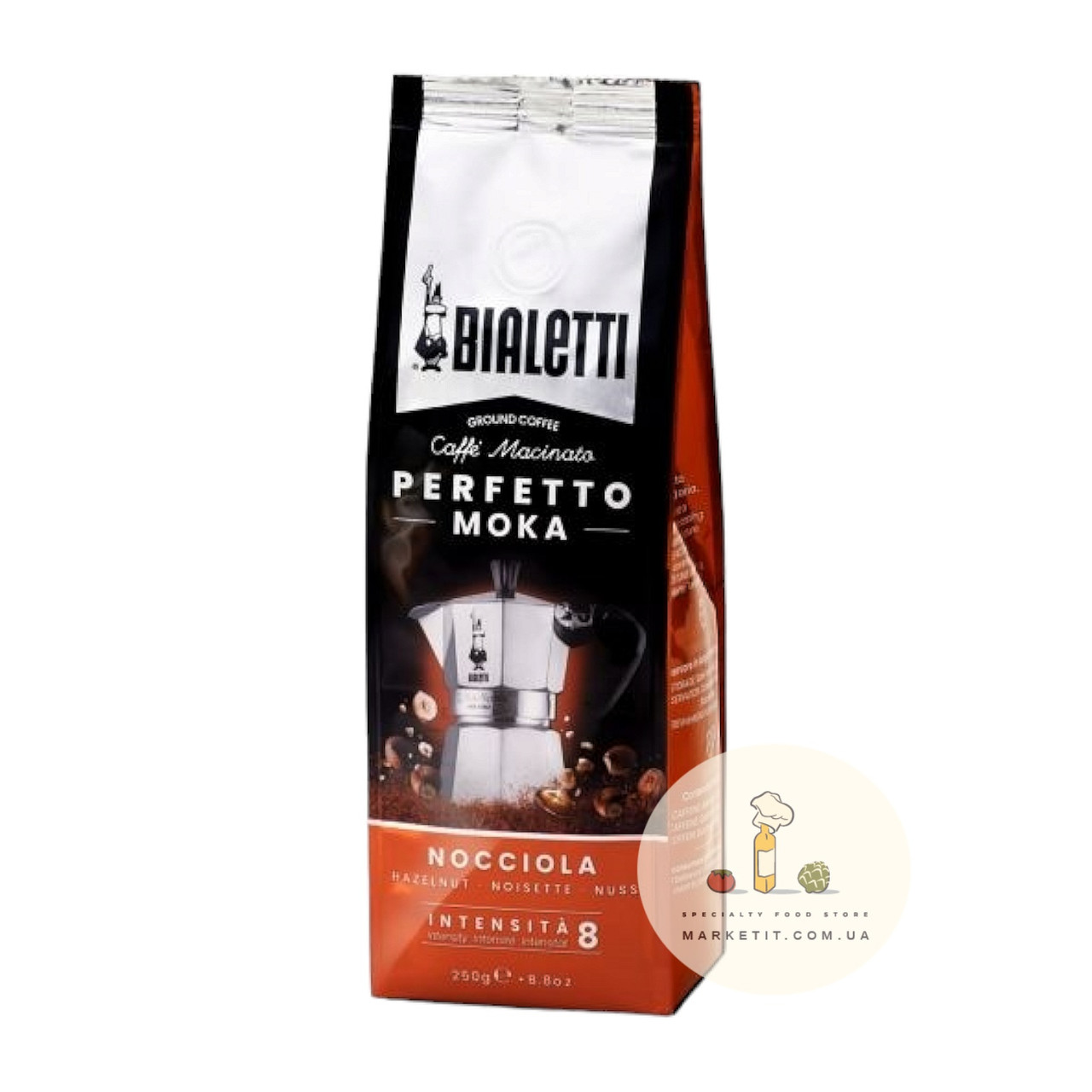 Мелена кава Bialetti Perfect Moka Nocciola 250 г