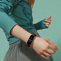Фитнес браслет FitPro Smart Band M6 смарт часы пульсоксиметр пульс черный Adore Фітнес браслет FitPro Smart