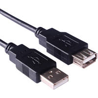 Дата кабель USB 2.0 AM/AF 2.0m Manhattan Kingda KDUSB2004-2M l