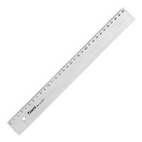 Линейка Axent plastic, 30cm, clear 7330-А l