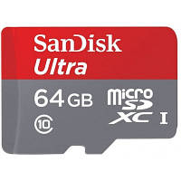 Карта памяти SanDisk 64GB microSDHC class 10 UHS-I A1 Ultra SDSQUA4-064G-GN6MN l