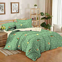 Постельное белье Зеленое авокадо зеленая Бязь Люкс качество набранного постельного белья разных размеров Adore