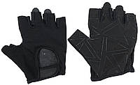 Мужские перчатки для занятия спортом в зал велорукавицы Crivit черные. Adore Чоловічі рукавички для заняття
