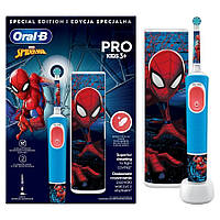 Oral-B Kids Spider-Man набор: электрическая зубная щетка + дорожный футляр (7616305)