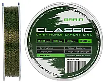 Леска Brain Classic Carp Line 3D (camo) 300m 0.30mm 20lb 8.8kg
