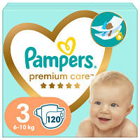 Підгузки Pampers Premium Care Midi Розмір 3 6-10кг, 120 4015400465461 l