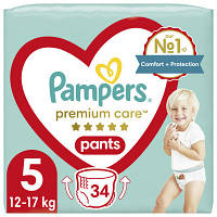 Подгузники Pampers Premium Care Pants Junior Размер 5 12-17 кг 34 шт 8001090759870 l