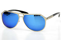 Мужские очки Hermes Цвет оправы Металлик Цвет линзы Синий 100% Защита от ультрафиолета Adore Чоловічі окуляри