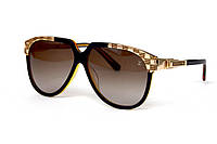 Коричневі брендові жіночі окуляри для сонця очки сонцезахисні Louis Vuitton Adore