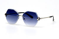 Классические круглые женские синие очки женские солнцезащитные Adore Класичні круглі жіночі сині очки жіночі