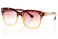 Женские круглые очки коричневые солнцезащитные очки для женщин Adore Жіночі круглі окуляри коричневі