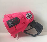 Пістолет мильних бульбашок Space bubble рожевий 57 отворів, фото 3