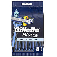 Gillette Blue 3 Comfort Slalom бритвы 8 шт. (7631643)