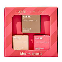 Paese Kiss My Cheeks 01 набор кремовый бронзатор 12г + кремовые румяна 4г + кремовый хайлайтер 4г (7631839)