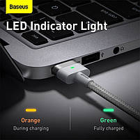 Уцінка! Кабель Baseus Zinc Magnetic Lightning Laptop Type-C to L-shaped Port 60W (2m), фото 10